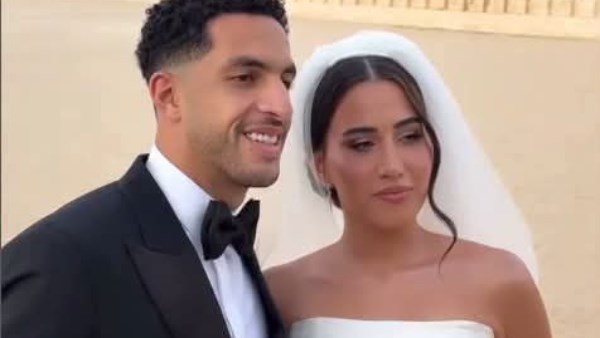 رامز جلال يرقص مع لاعبي الأهلي في حفل زفاف مصطفى شوبير